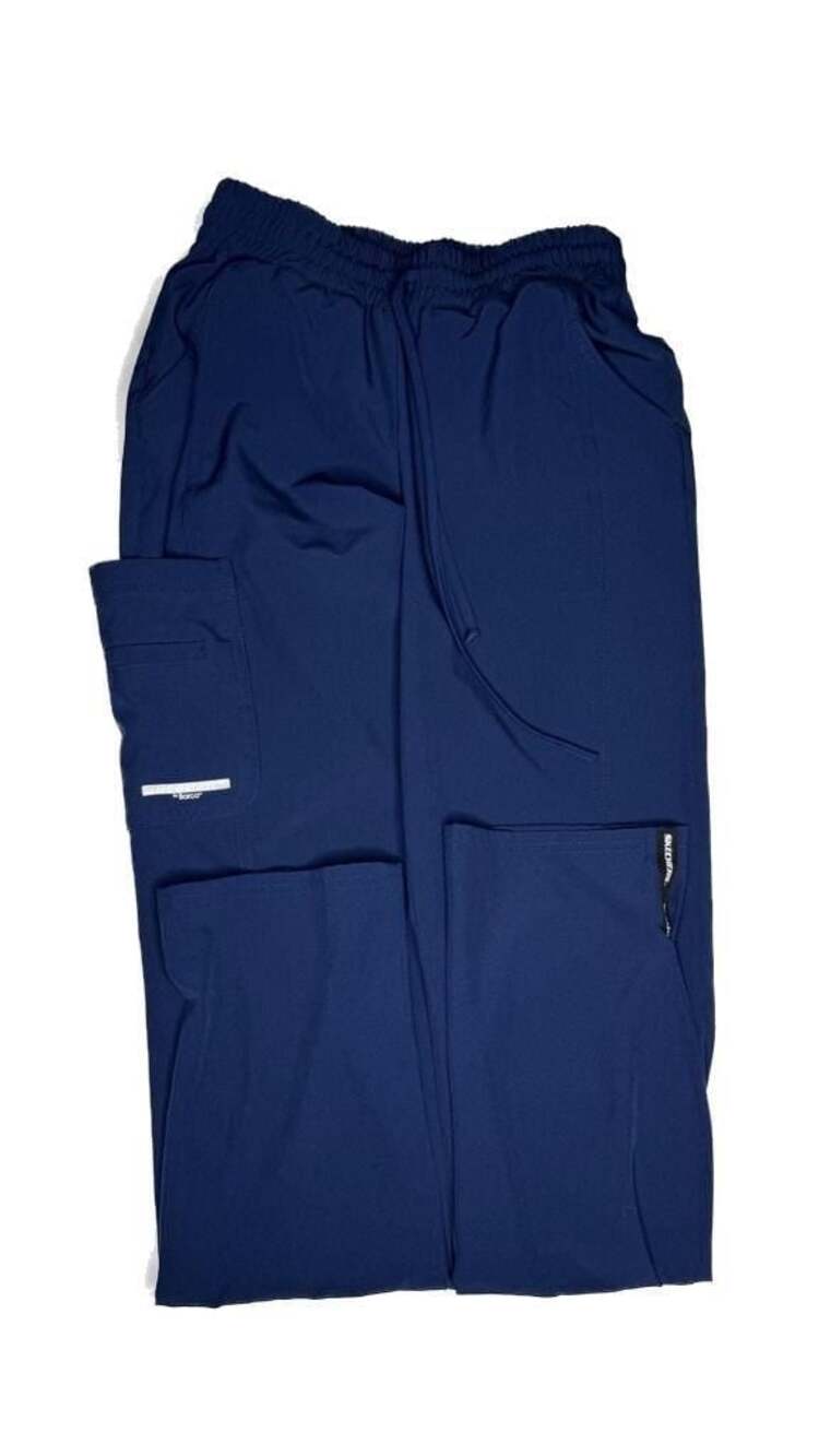Skechers by Barco Women's Scrub Pants Navy Blue Size XXS